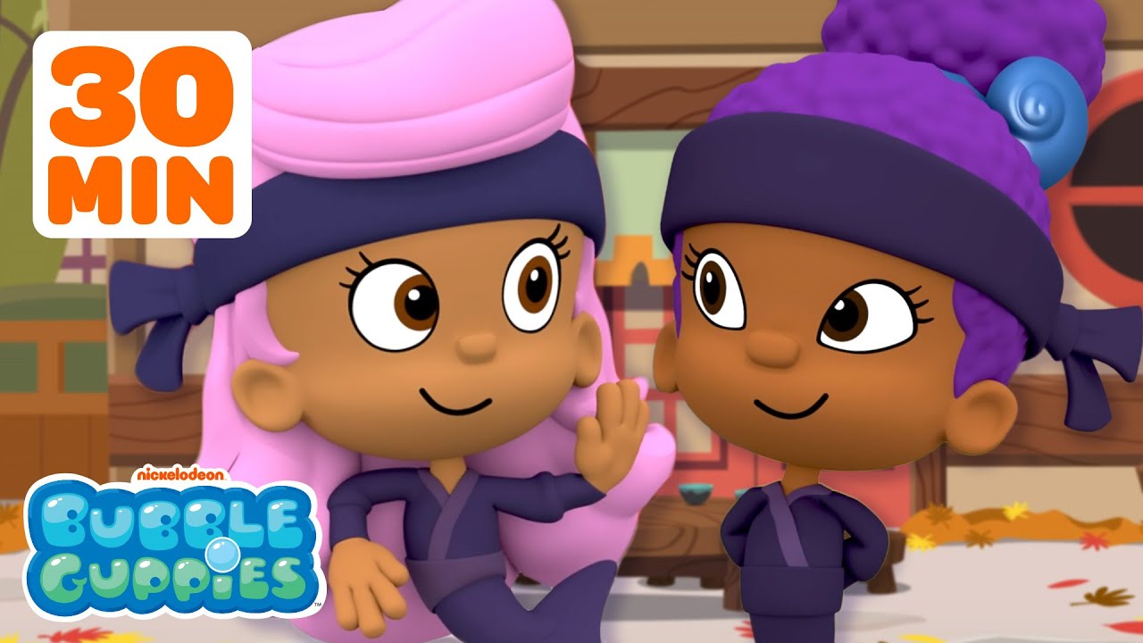 Bubble Guppies Train Like Ninjas! 🥷💨 | 30 Minute Compilation | Nick Jr.