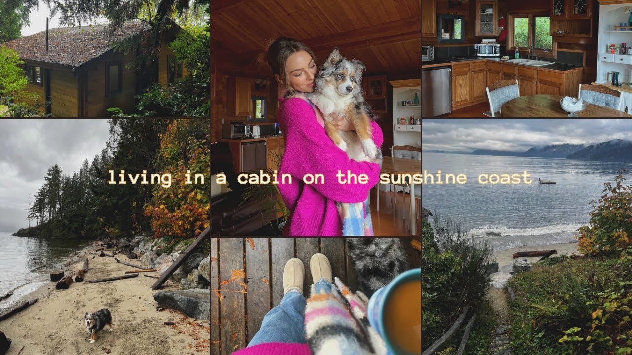 solo trip to the Sunshine Coast | cabin life