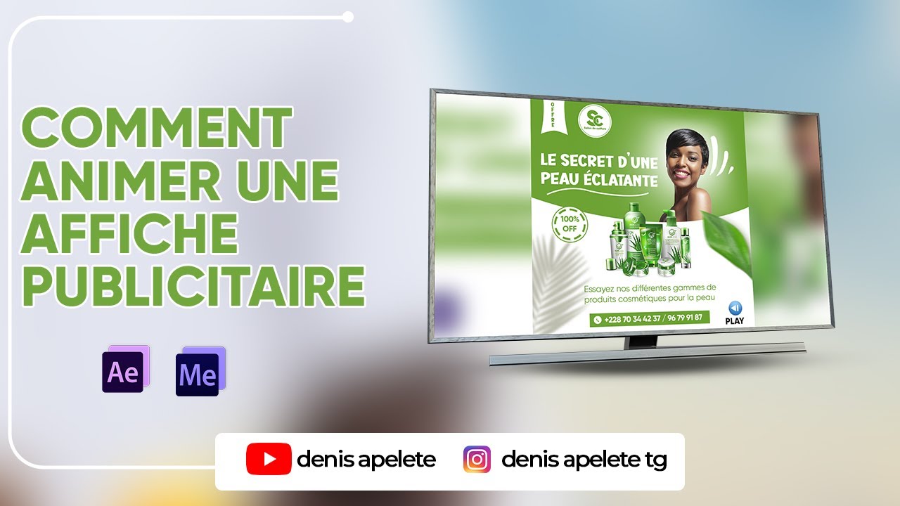 Comment animer une affiche publicitaire