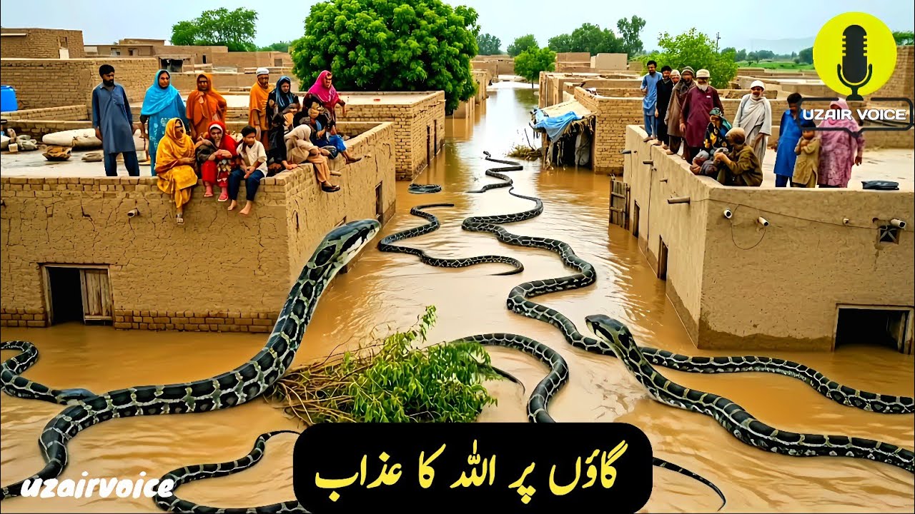 Silab Me Samp Aa Gaye | Pakistan India Flood Stories | Samp Wala Video 