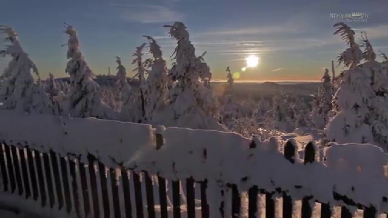 Winter im Erzgebirge ganz oben zwischen Keilberg und Fichtelberg
