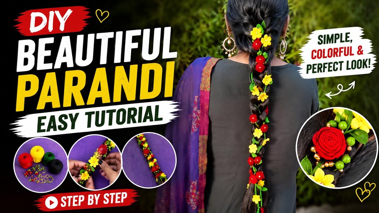 🌼 Easy DIY Parandi | Handmade Love