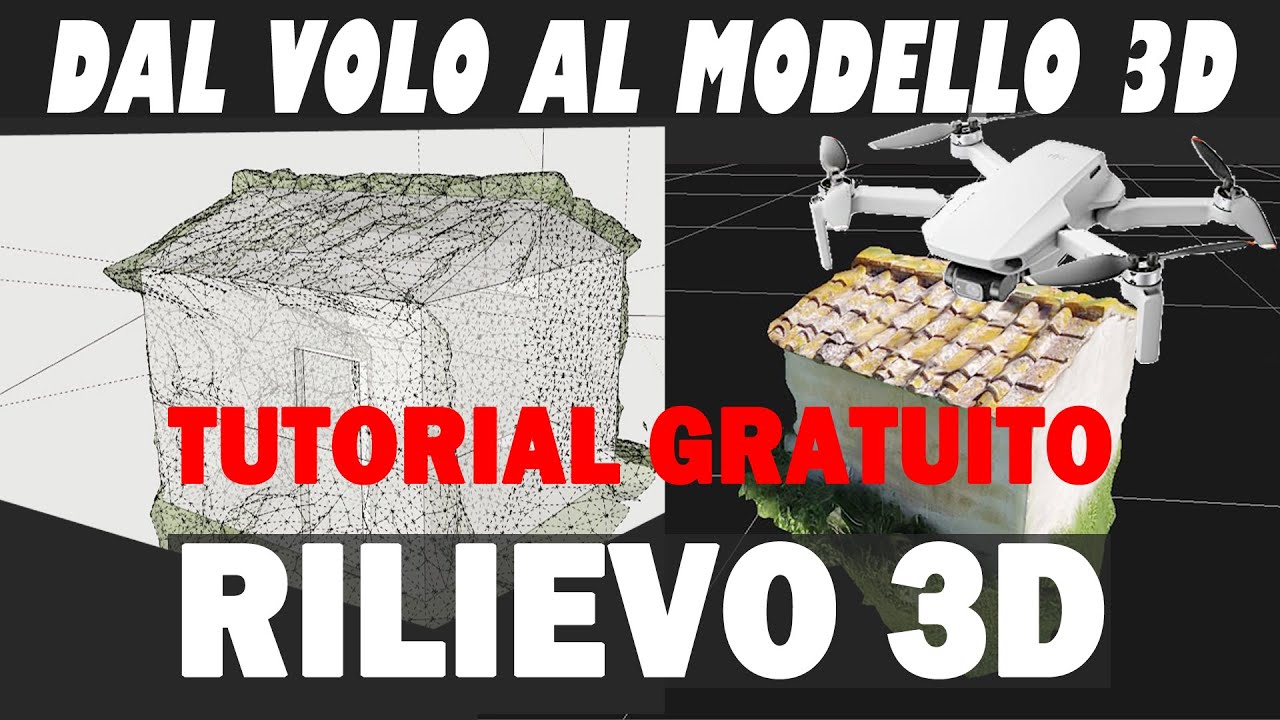 RILIEVI 3D con il Drone - TUTORIAL GRATUITO - Modello Vettoriale 3d #Drone #Zephir3d #SketchUp