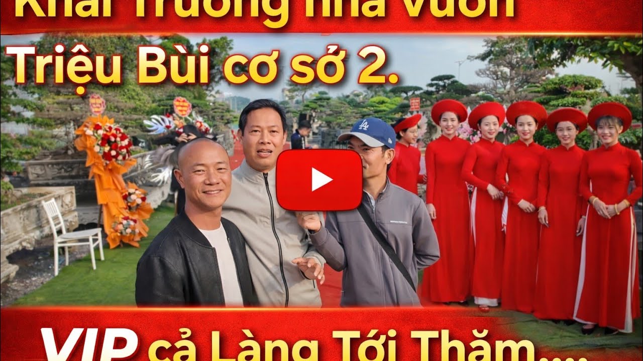 NHÀ VƯỜN  - TRIỆU BÙI  - KHAI TRƯƠNG KHU VƯỜN 2 VÍP....TẠI THÁI BÌNH. 
