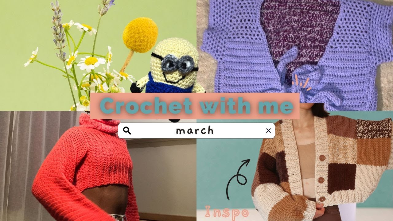 How I started my business, fulfilling depop orders + designing patterns | March Crochet with Me