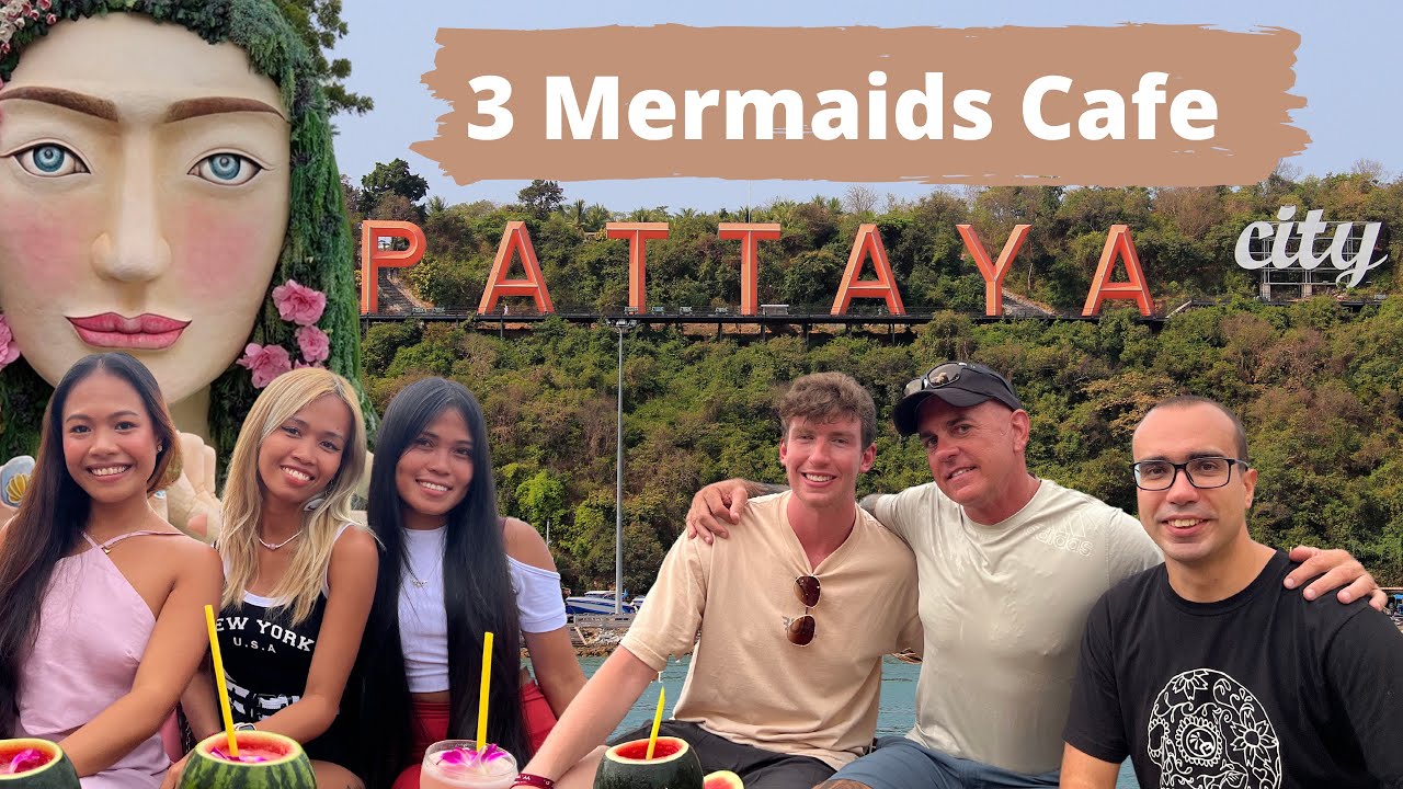 Visiting 3 Mermaids Cafe with my fellow Filipinas in Pattaya, Thailand 🇹🇭