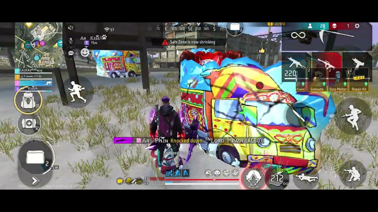 BOOYAH IN BR RANK