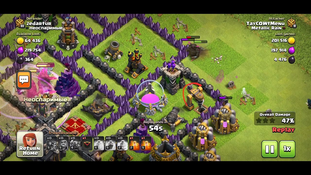 Th9 Pekka Farming Army With Live Attack!