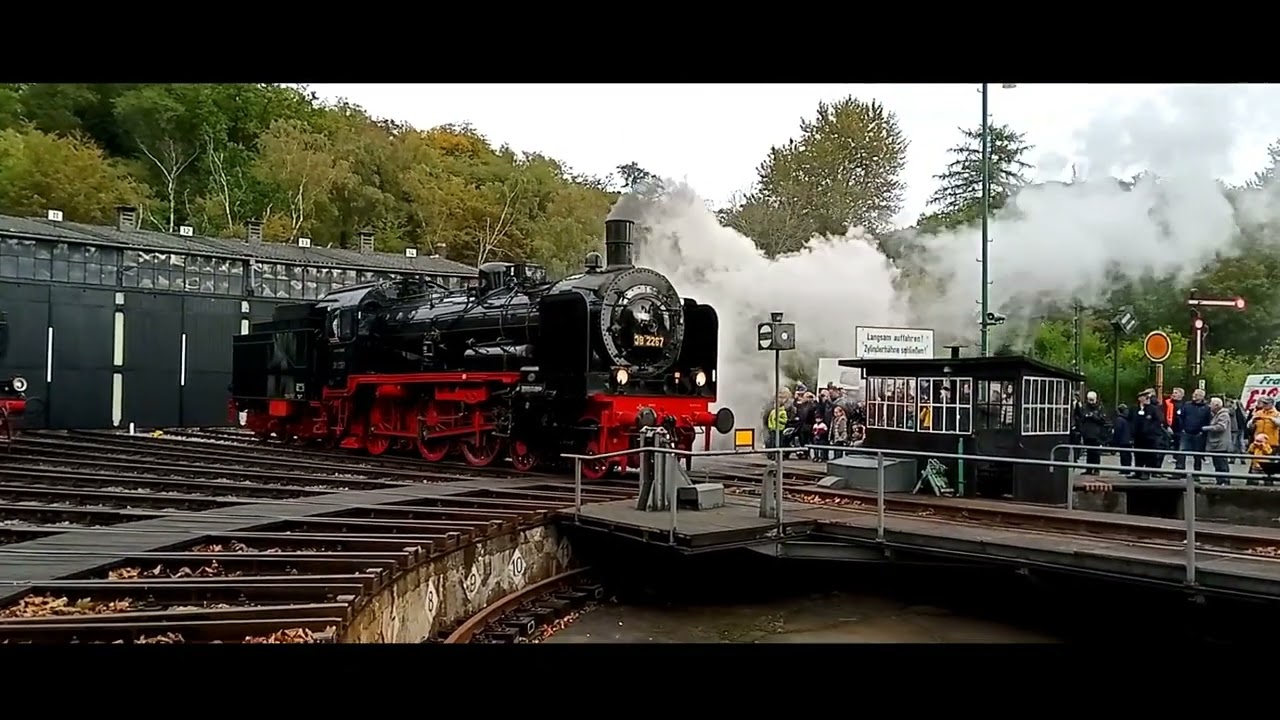 Dampflok Preußische P8 382267 Eisenbahnmuseum Bochum-Dahlausen Oktober 2023