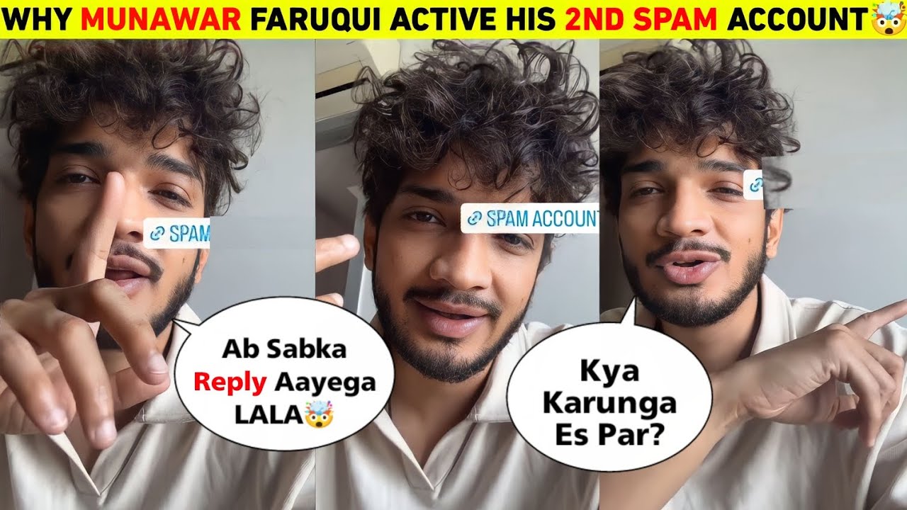 What Are Munawar Going To Do On This Spam Account? Munawar Faruqui Controversy