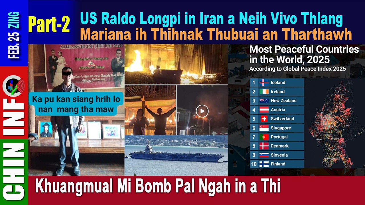 Feb 25 (Part-2) Khuangmual Mi Bomb Pal in a Thi, Mariana Thuhla an Tharthawh Sal