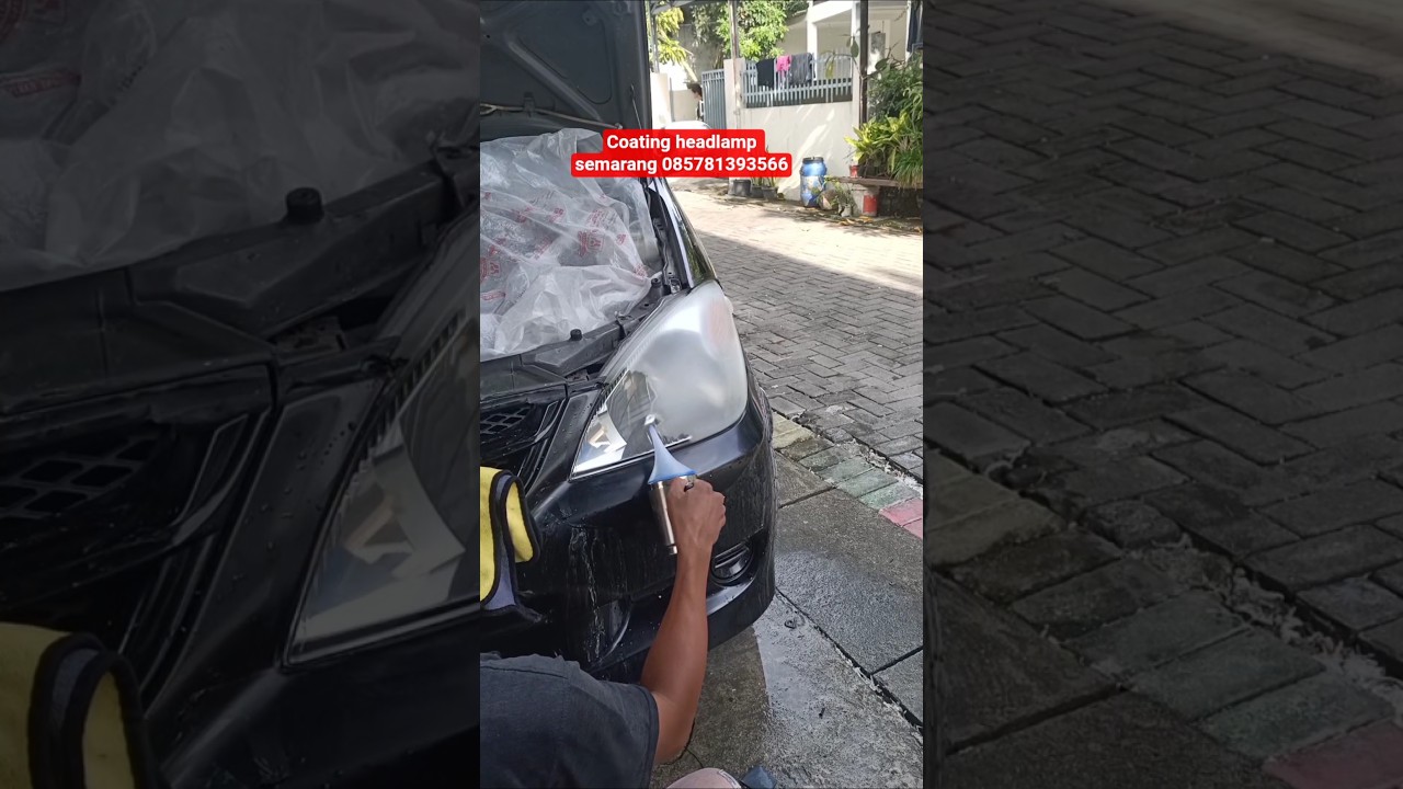 nano burn coating headlamp Avanza Xenia. #automobile #carrestorationproject #car #restoration