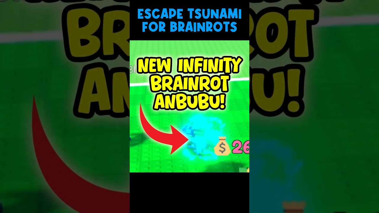 New Infinity Brainrot Anububu in Escape Tsunami for Brainrots  #roblox #escapetsunamiforbrainrots