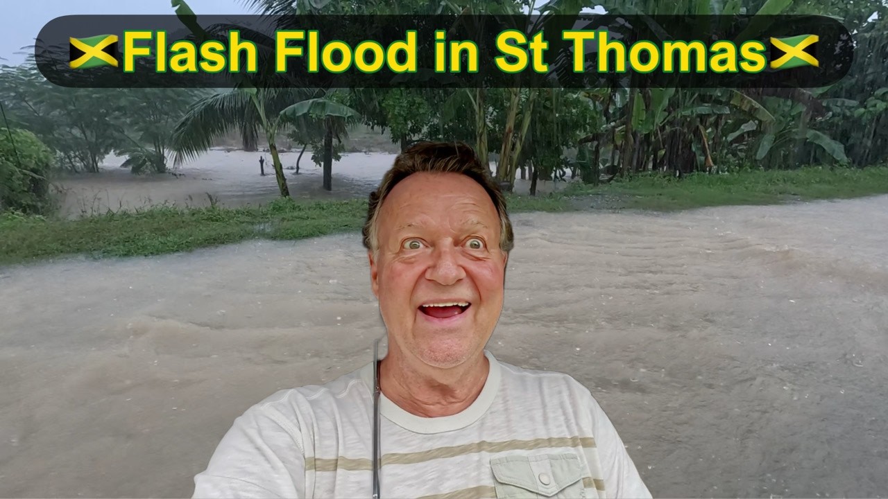 Rain Walk and Flash Flood in Cheswick St Thomas Jamaica