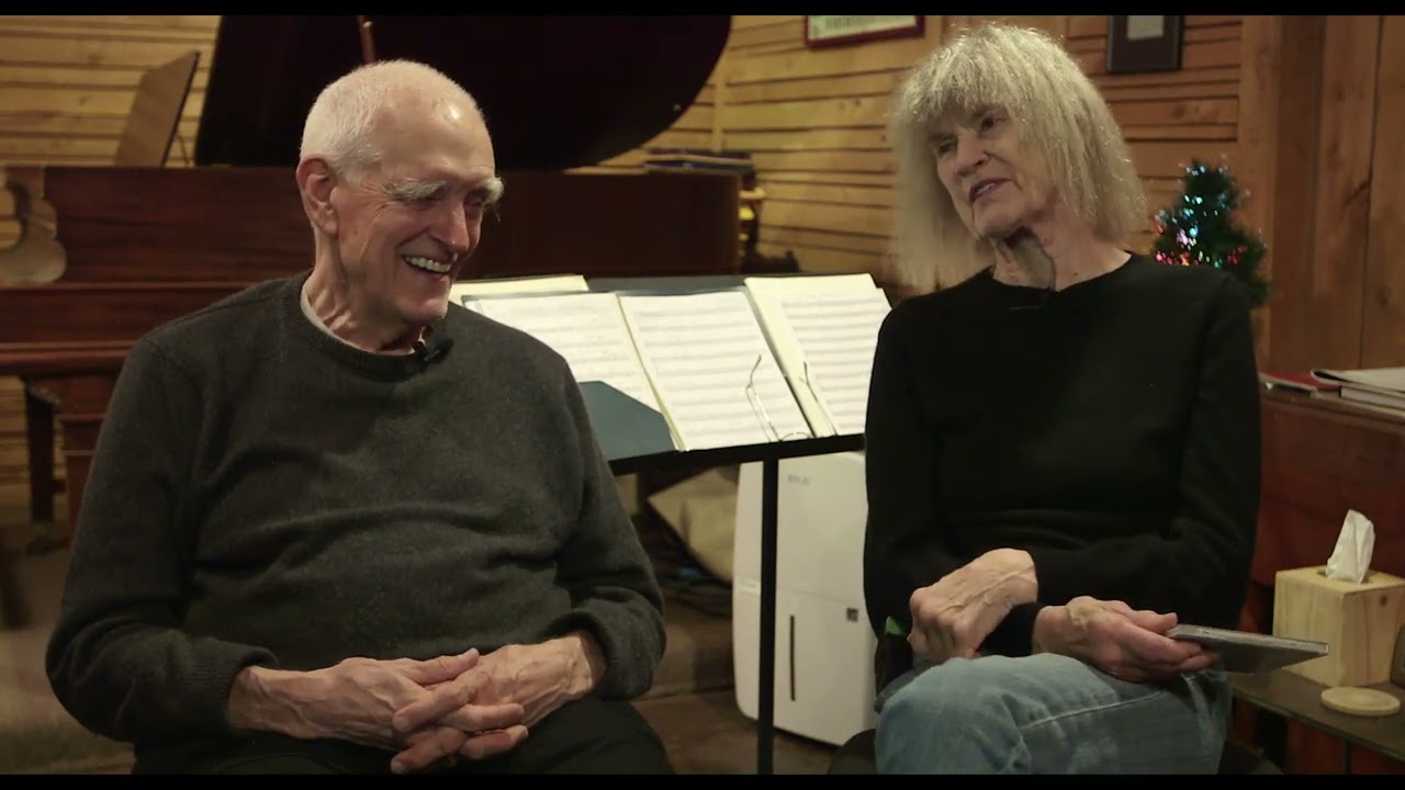 Carla Bley (and Steve Swallow) talking about being an American composer + recording for ECM Records