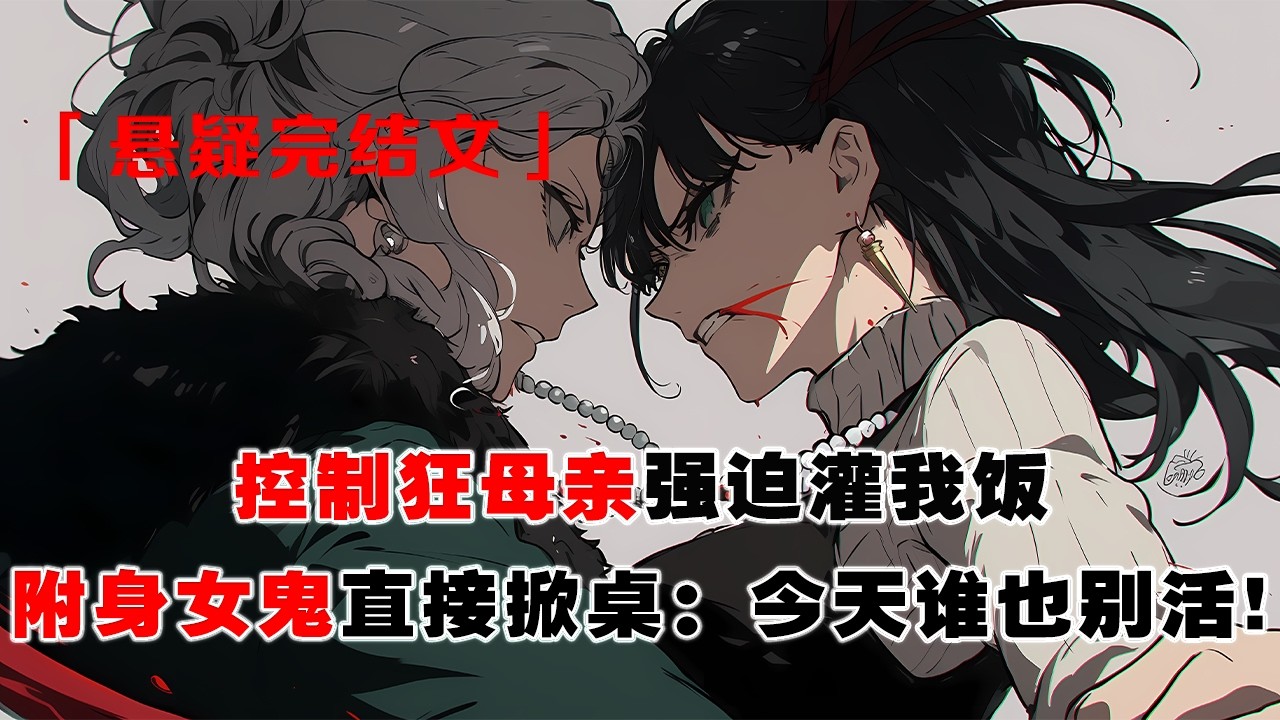 💢《我讓女鬼和控制狂老媽對掏》：被控制狂母親逼到跳湖後，身體被女鬼借走。回家後，母親再次強迫灌飯，女鬼直接掀桌對掏：“今天誰也別想活！”我飄在旁邊看她發瘋，真爽。