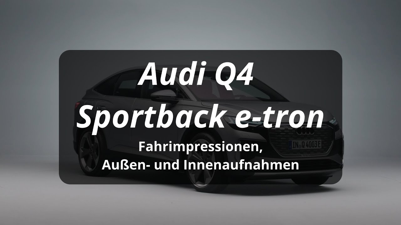 Audi Q4 Sportback e-tron (2026)