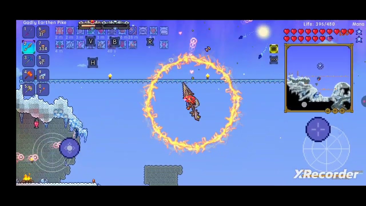 Terraria Calamity Mobile Revengeance Mode - Cryogen - Melee