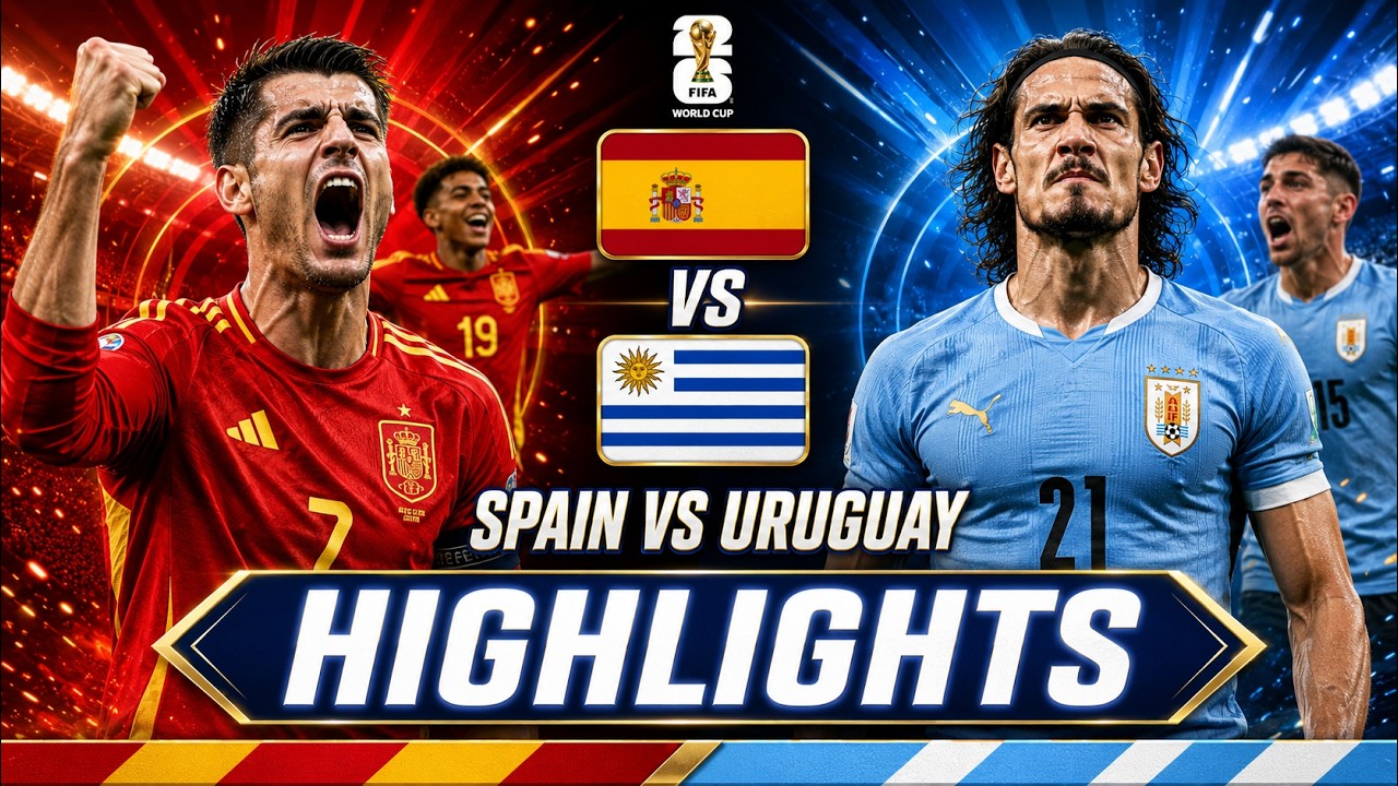 Spain vs Uruguay 2026 World Cup Highlights | Full Match Highlights & All Goals | HD