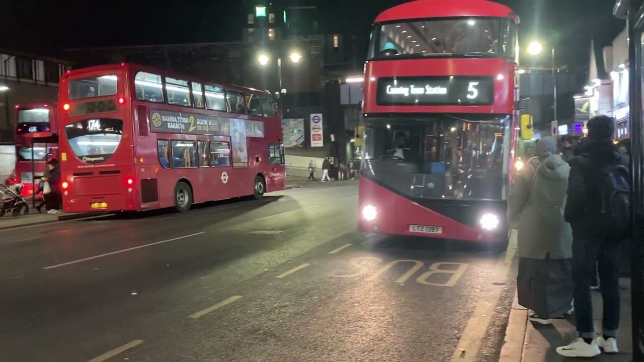 London Buses Romford Station Saturday Evening ( 18 Feb 23 )