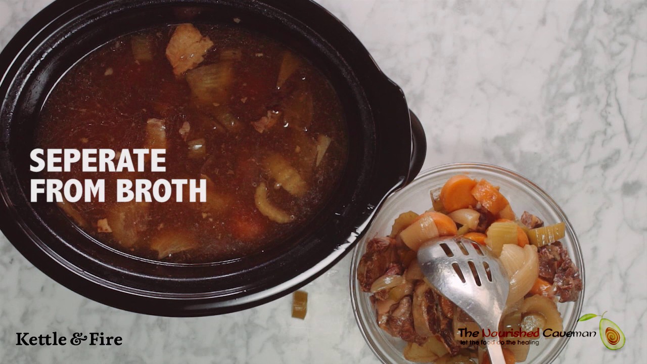 Slow Cooker Beef Bone Broth