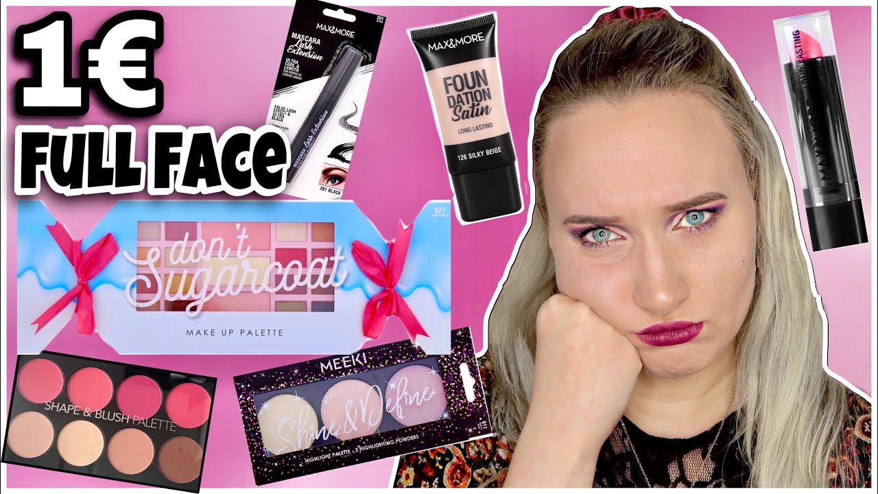 ACTION MAKEUP im LIVE TEST | Full Face 1€ | Likeadaisyinspring