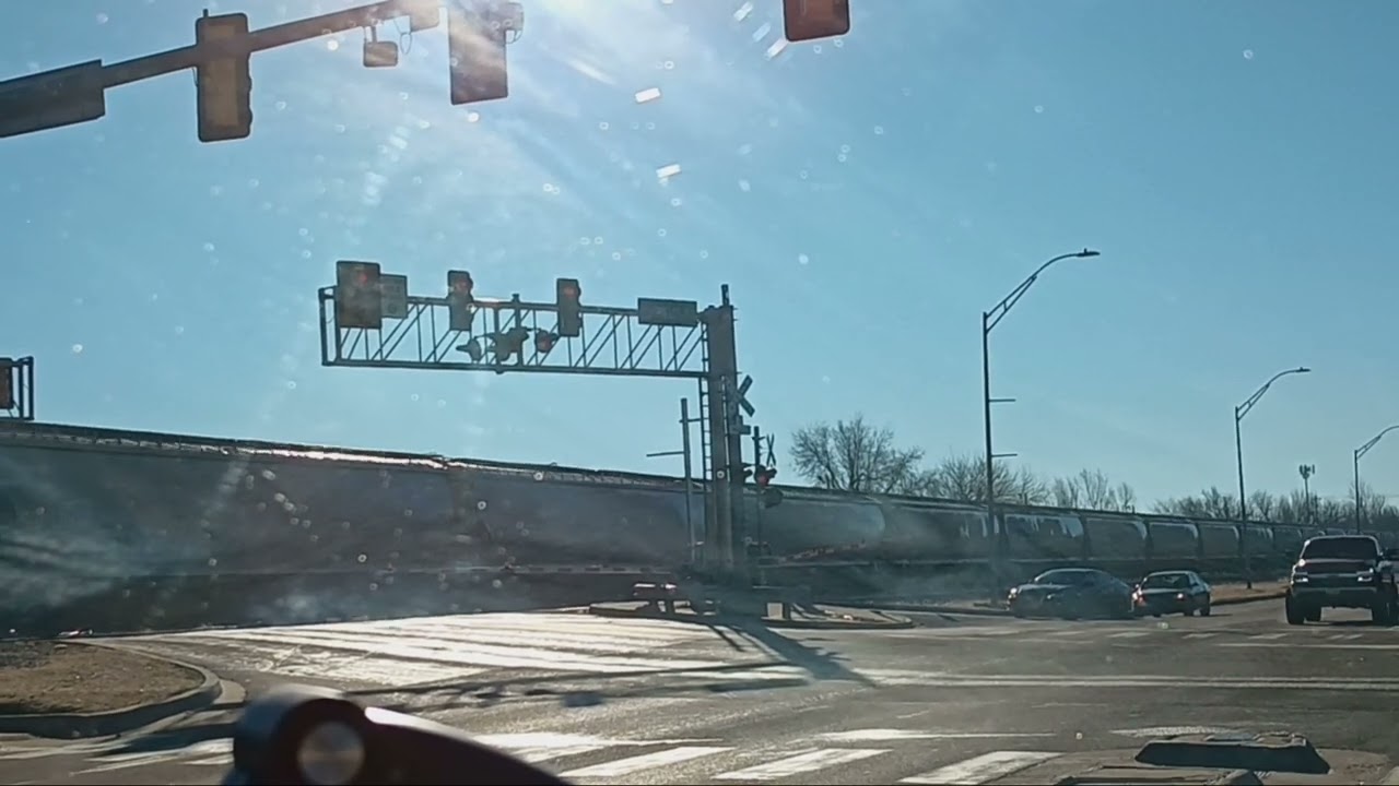 The Long Freight Trains of BNSF in Oklahoma State