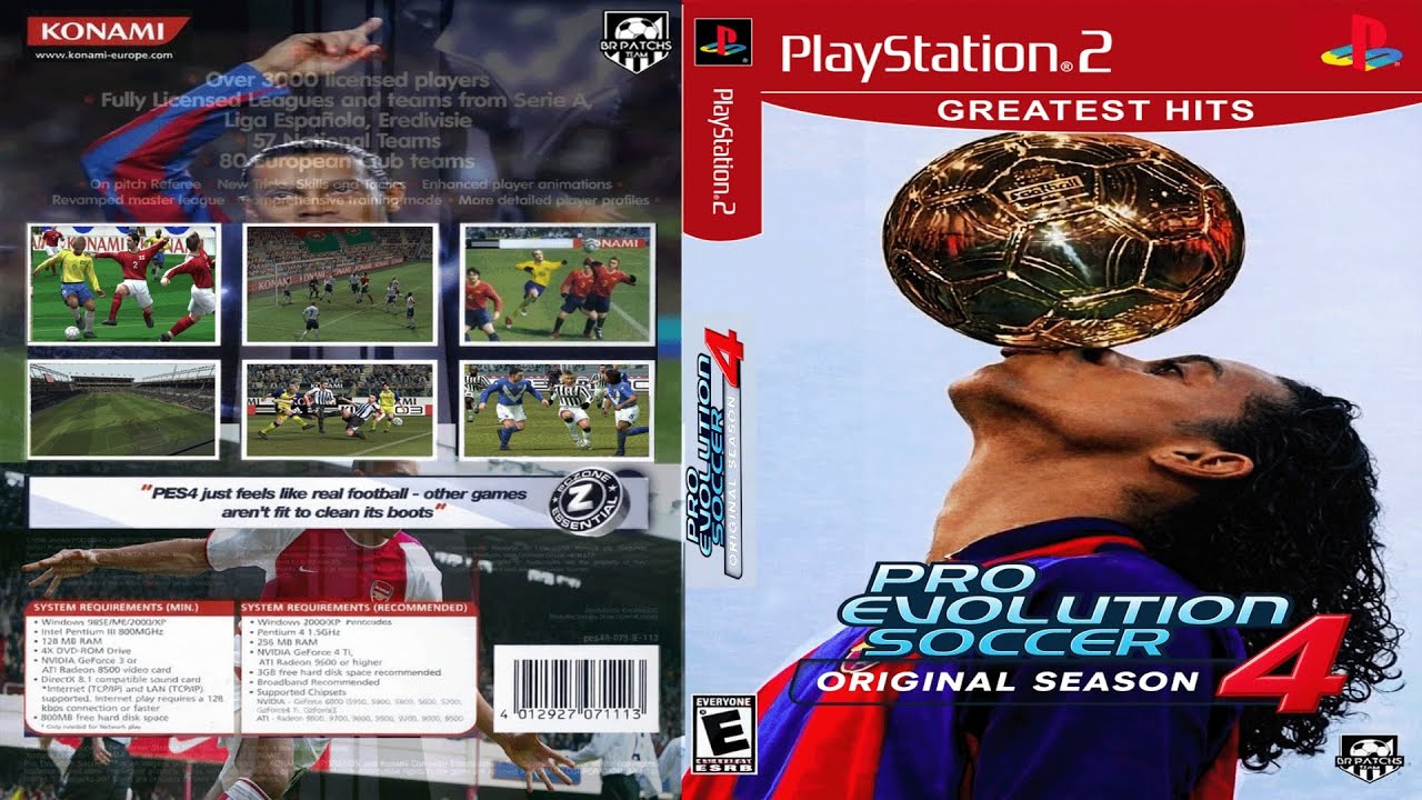 205 - PES 4 PS2 - Original Season Patch Gameplay