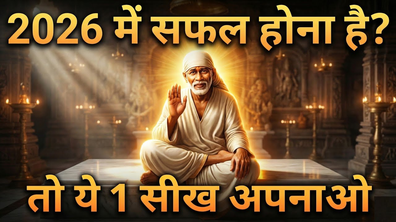 2026 में सफल होना है? साईं बाबा की ये 1 सीख ज़रूर अपनाओ | Sai Baba Motivation