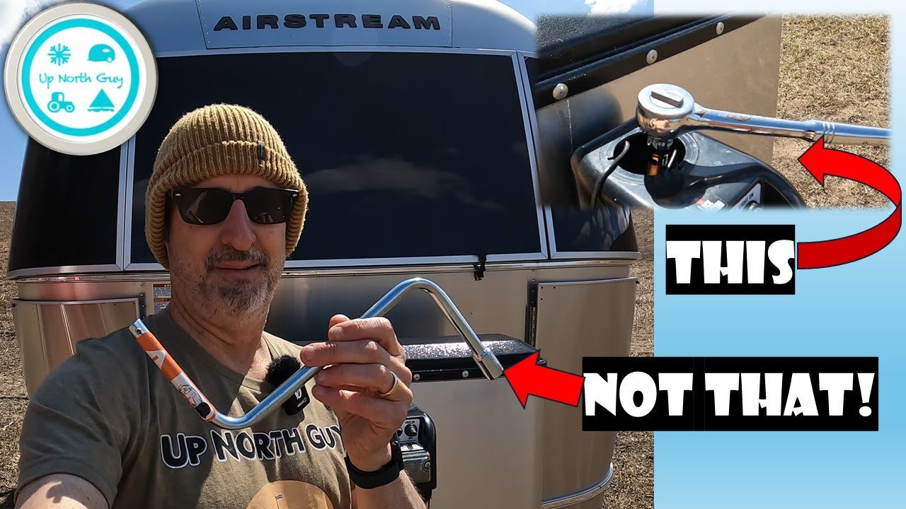 Dead Battery?  How to Manually Jack Your Airstream Camper!