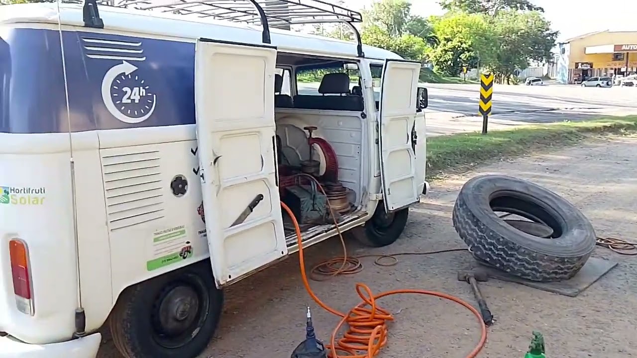 #conserto pneu caminhão
