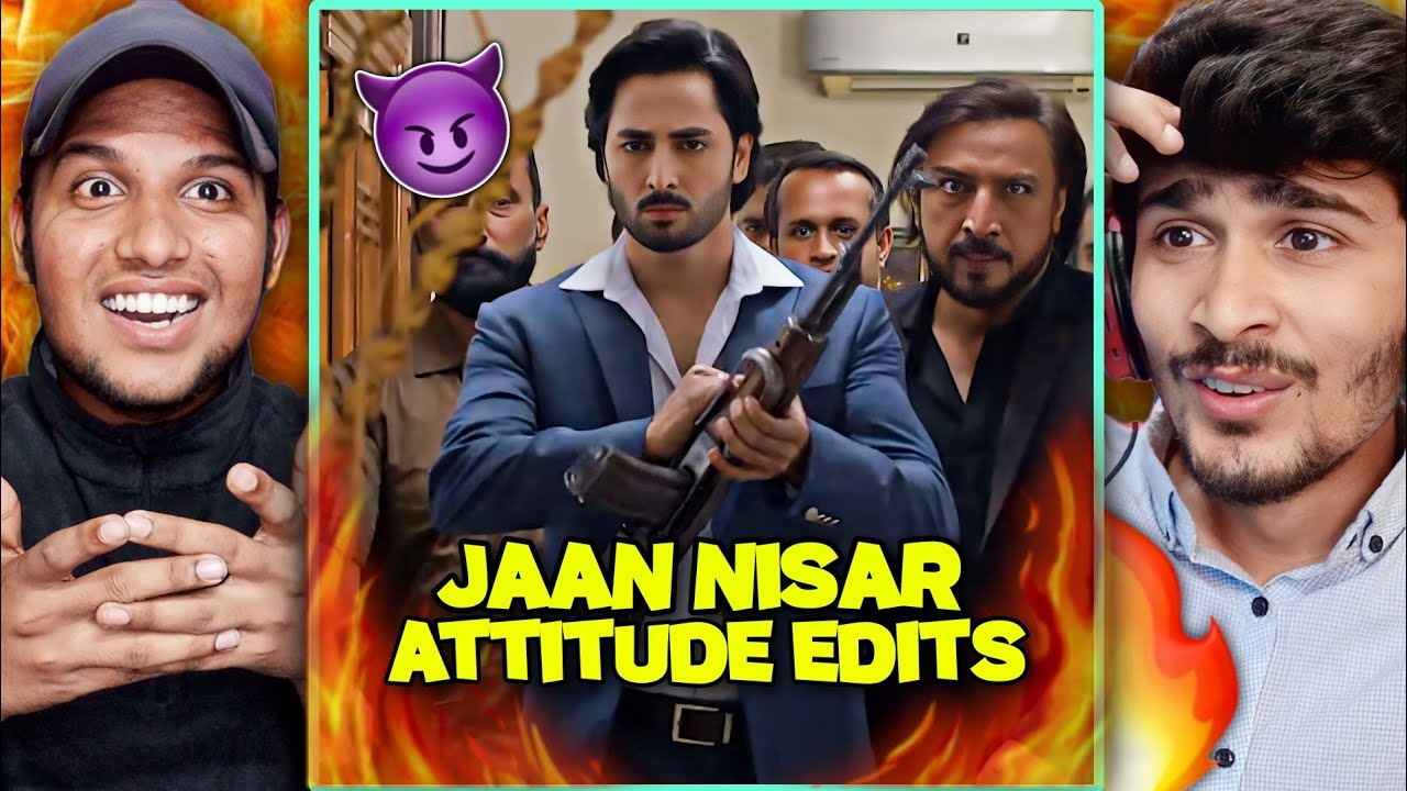 Jaan Nisar Trending Attitude TikTok + Edits Reaction 😈🔥 | #danishtaimoor | Garam Samosa