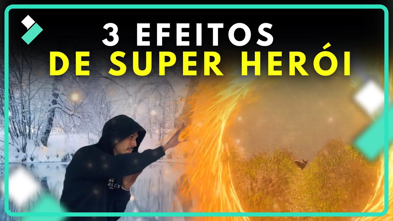 Tutorial: 3 Efeitos CRIATIVOS inspirados em SUPER HERÓIS e FÁCEIS de fazer! | Wondershare Filmora