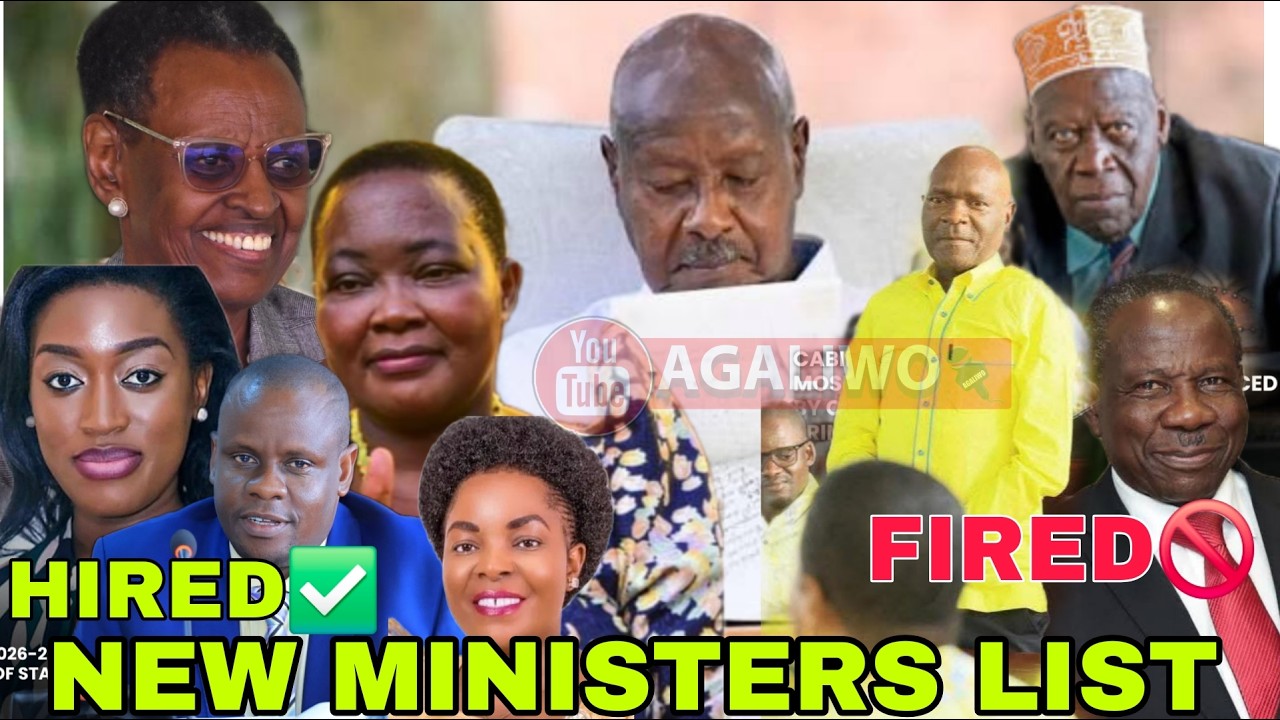 NAMEERE NE MUKA PRESIDENT MUSEVENI BABAWADDE. PRESIDENT M7 AFULUMIZA LIST YA BA MINISTER. FULL LIST