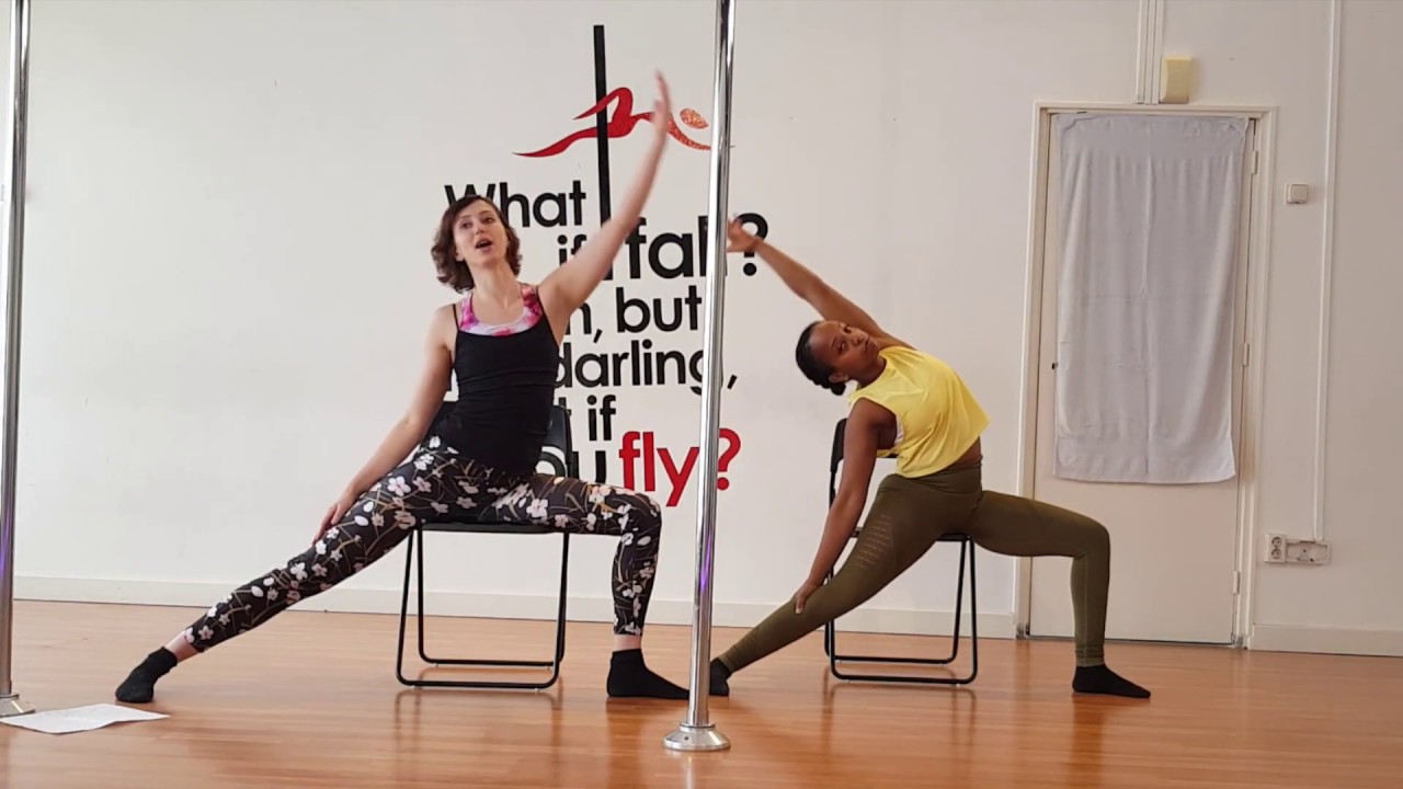 Stretching Exercises with Chair