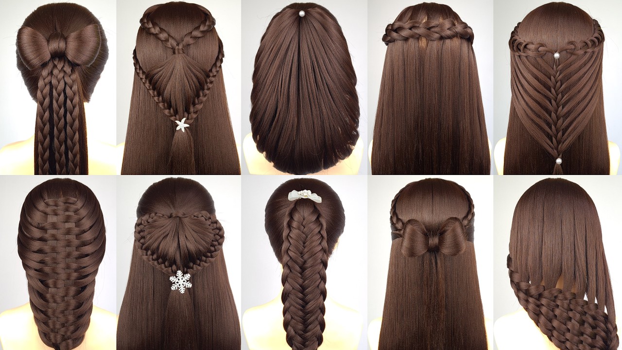 10 Amazing Hairstyles Tutorials Compilation | Easy Hairstyles for Long Hair | Hairstyles for Girls