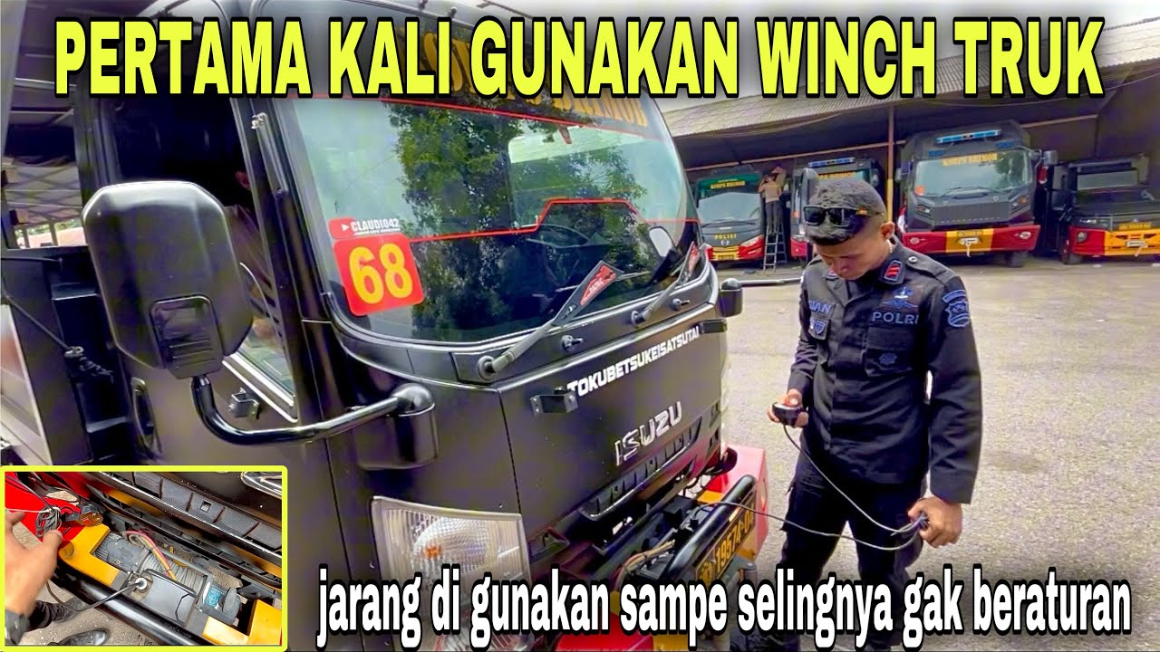 PERTAMA KALI GUNAKAN WINCH TRUK