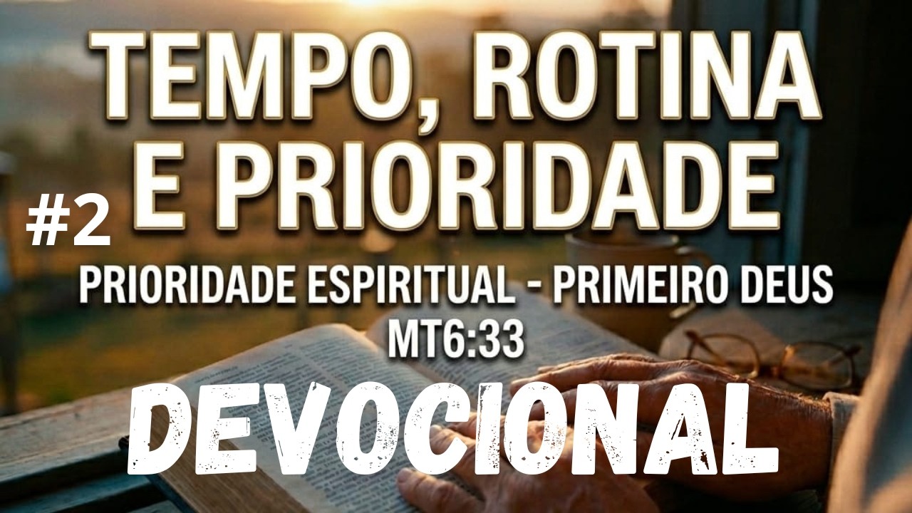 primeiro DEUS...ou só quando dá tempo? | DEVOCIONAL | encontro com DEUS #devocional #bíblia