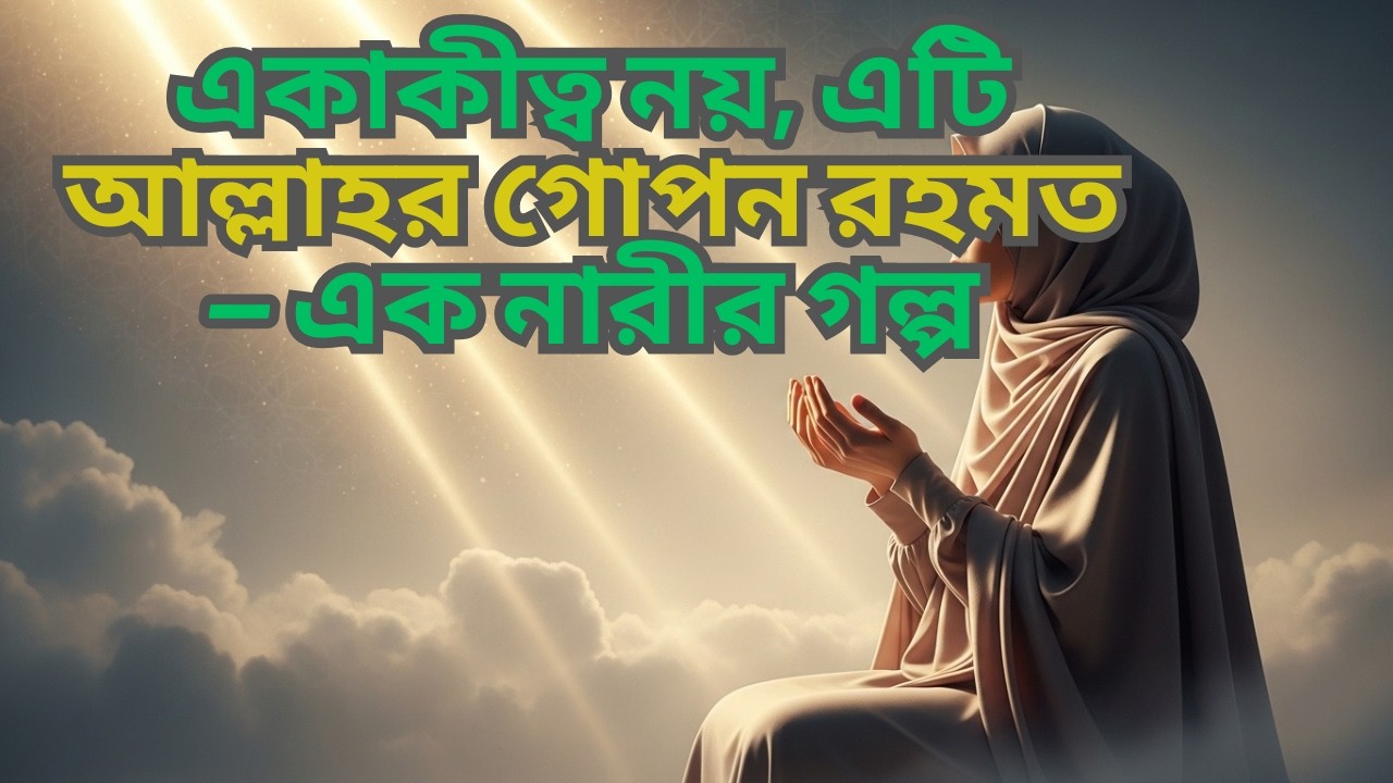 একাকীত্ব নয়, এটি আল্লাহর গোপন রহমত — এক নারীর গল্প! #আলো কাহিনী #ইসলামিকভিডিও #dua