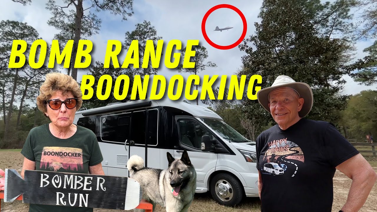 RV Boondocking Near An ACTIVE Bomb Range