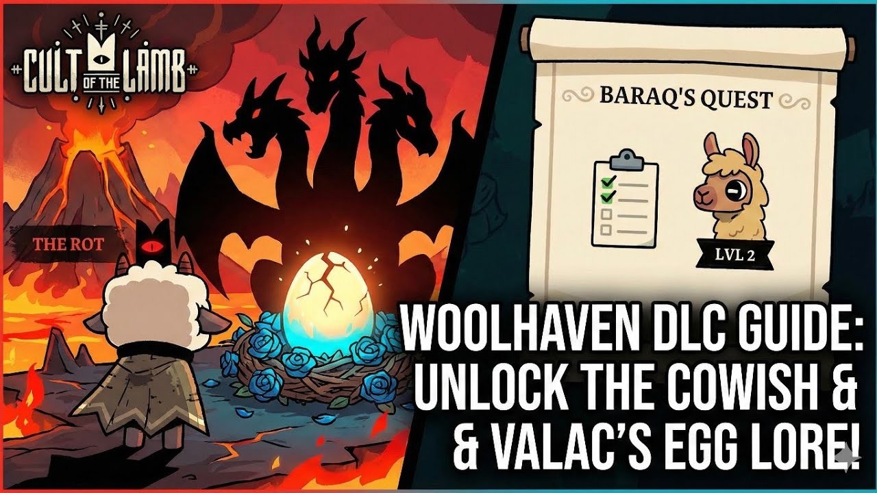 The Rot Biome Walkthrough: Cult of the Lamb Woolhaven DLC