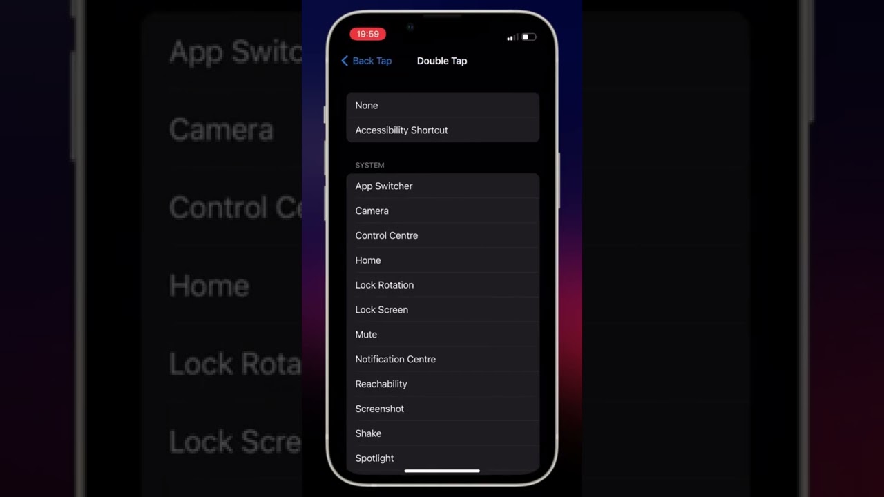 Apple logo back tap hack activate😱 Tips & Tricks🤩 