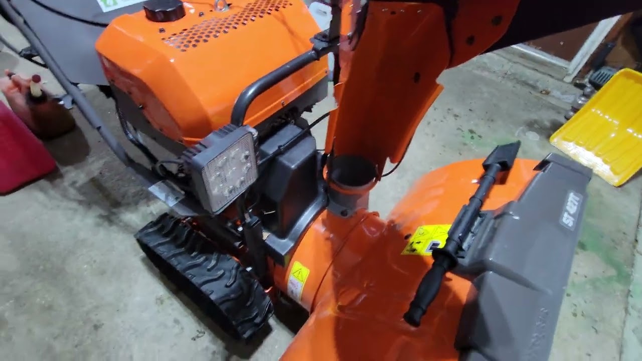 Husqvarna st427t snowblower walkaround