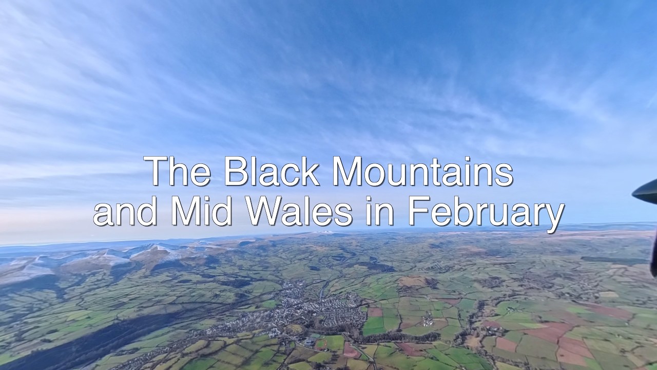 The Black Mountains and Mid Wales in February