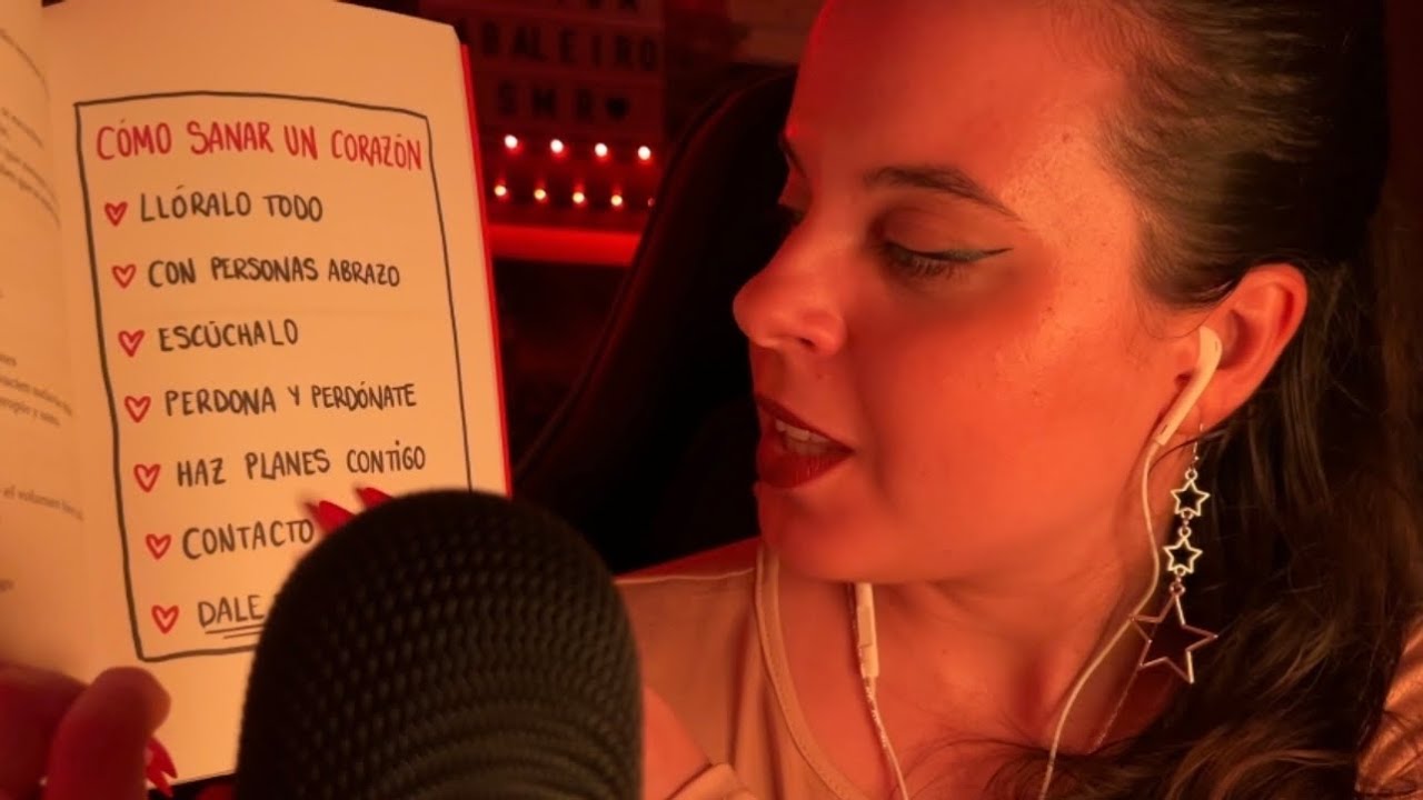 ASMR leyendo el nuevo libro de Luna Javierre 🌙 Susurros, sonidos de páginas…💓