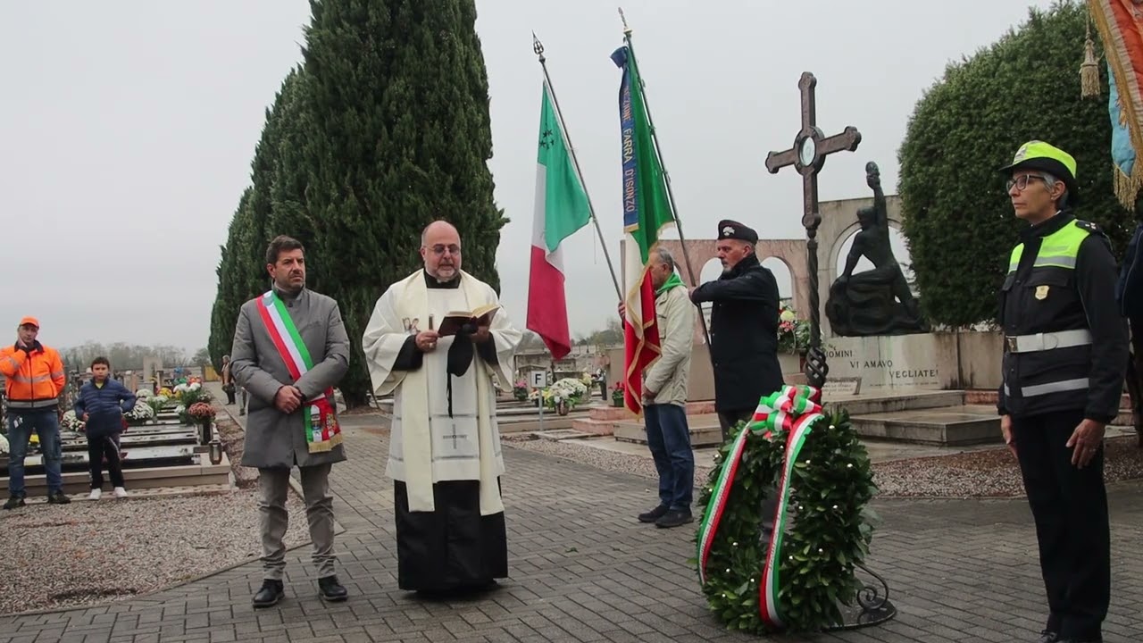 CIMITERO DI VIA DEI CAMPI A GRADISCA D'ISONZO  - ONORI AI CADUTI  - 1/11/2025