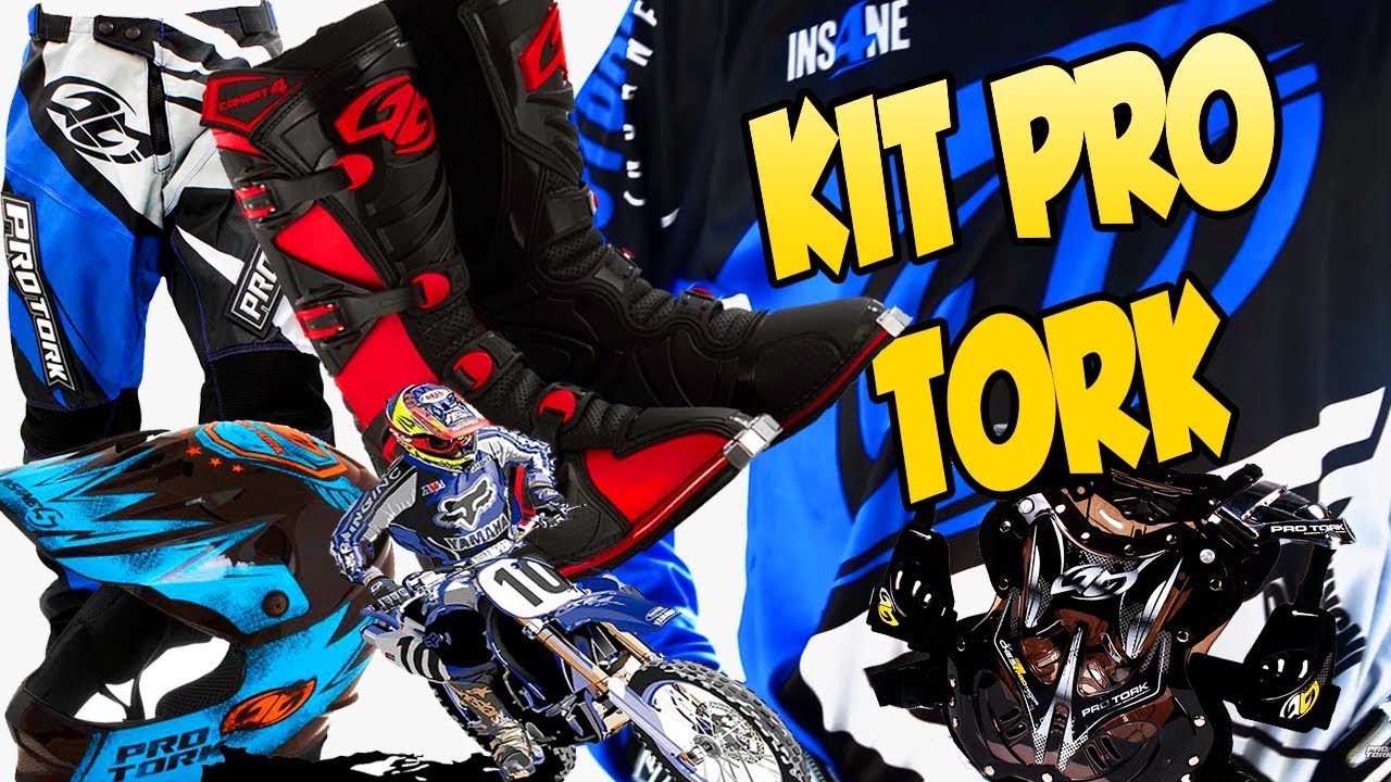 Abrindo Kit Equipamento Pro Tork Insane 4 Piloto Trilha Motocross