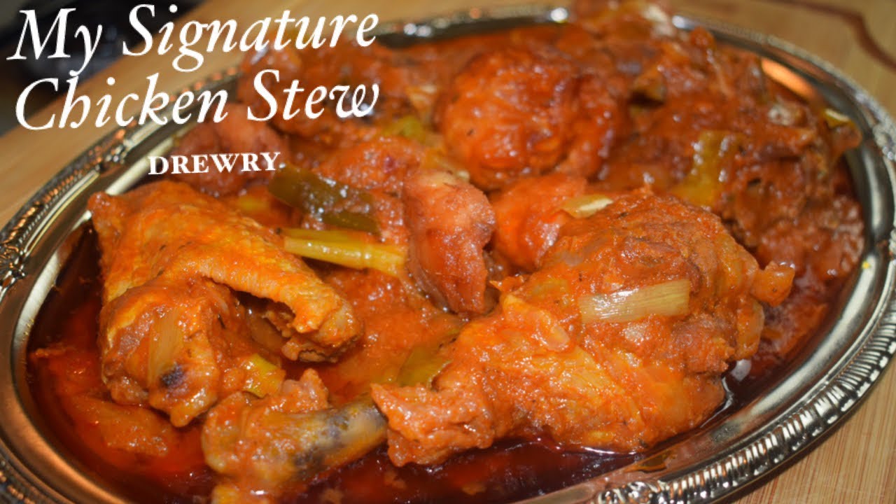 MY SIGNATURE CHICKEN STEW!! MRS DREWRY