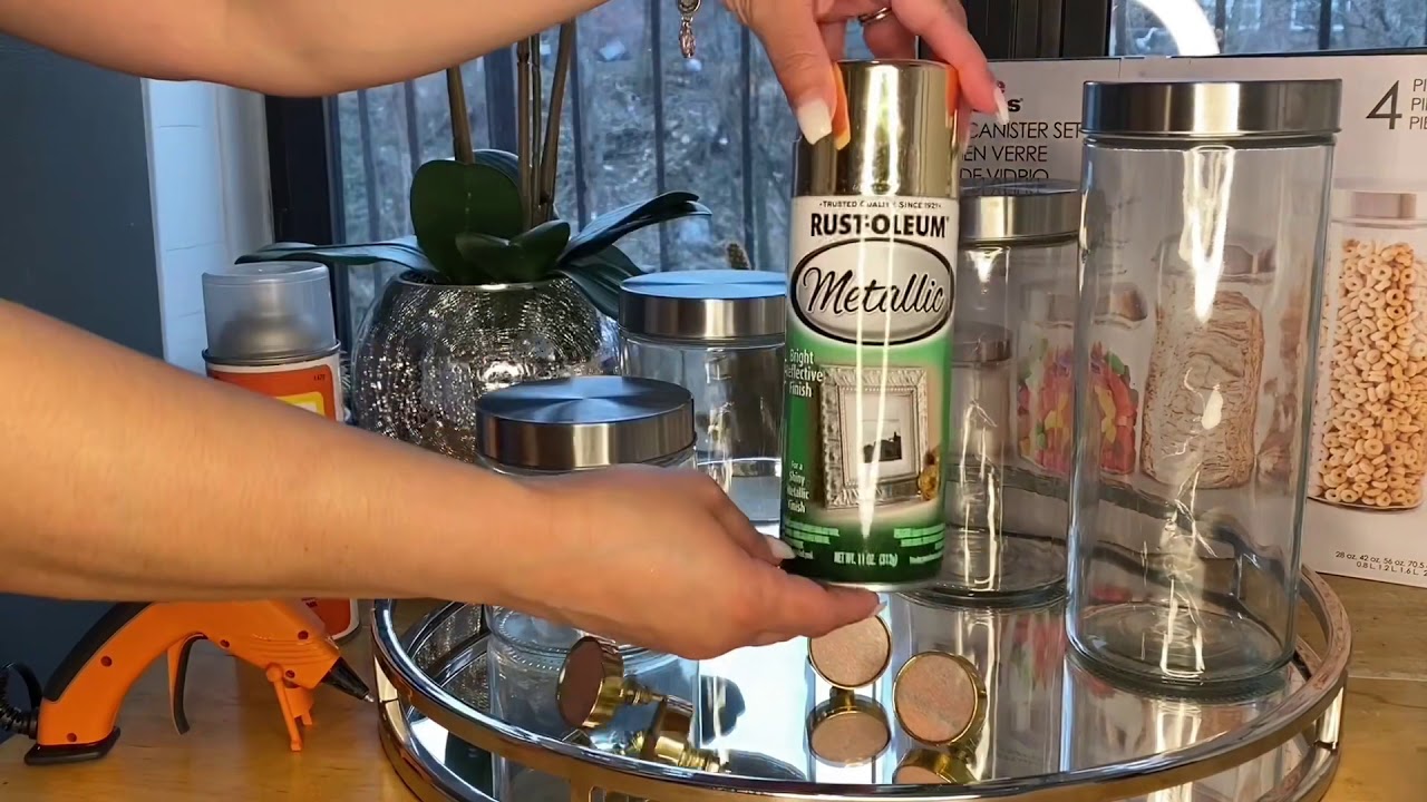 Glam Kitchen Canisters on a budget