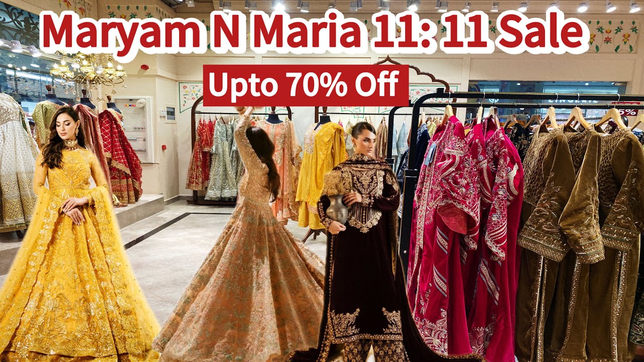 Maryam And Maria 70% Sale || 11:11 Sale || Beautiful Embelleshment Ready To Wear Dresses 🔥🔥